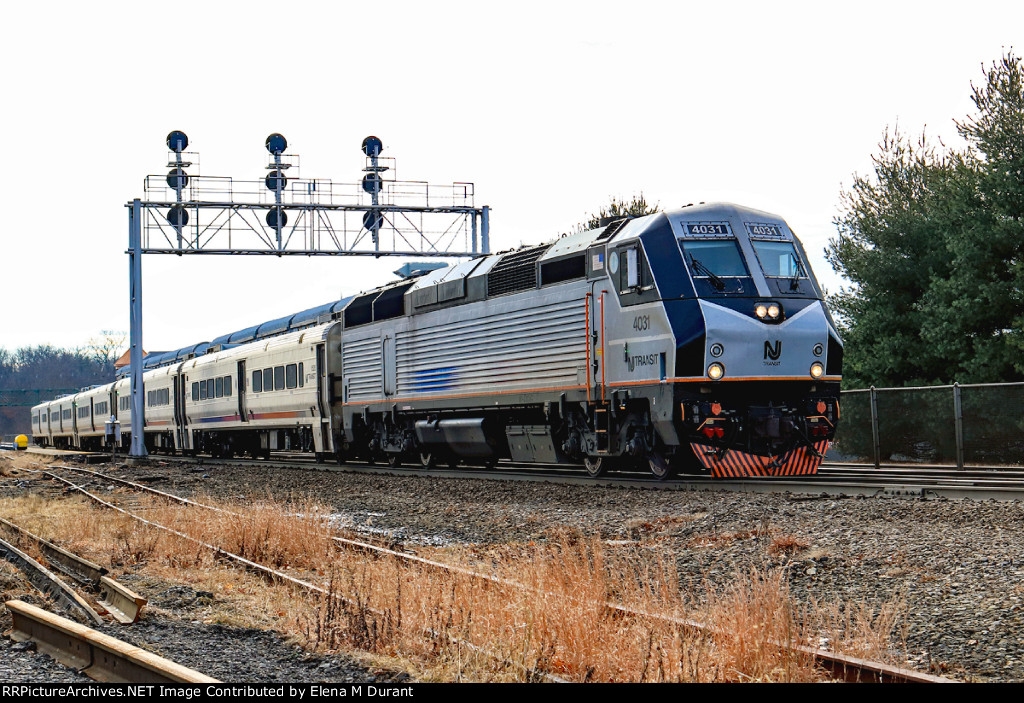 NJT 4031 on train 73